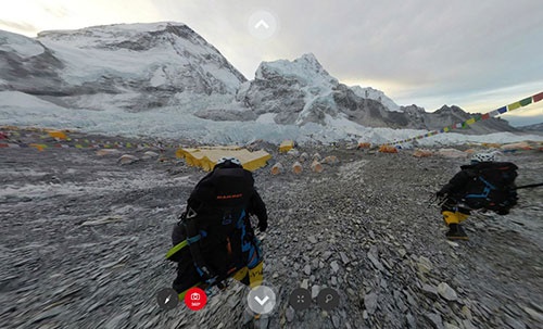 همین حالا اورست را فتح کنید!/ کمپ اصلی نپال تا بام جهان برای نخستین بار به صورت ۳۶۰ درجه