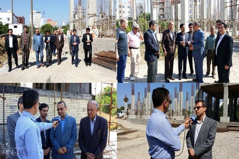 بازدید دکتر نجفی نماینده مردم شهرستان بابل در مجلس شورای اسلامی از پروژه 100درصد خیرساز فاطری