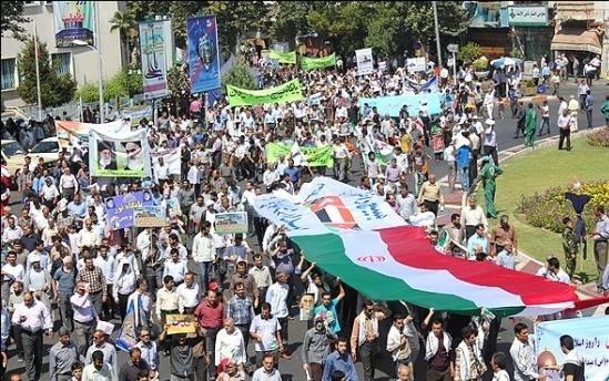 آغاز راهپیمایی روز قدس/ مسیرهای راهپیمایی در تهران/ دعوت مراجع و مسئولان از مردم