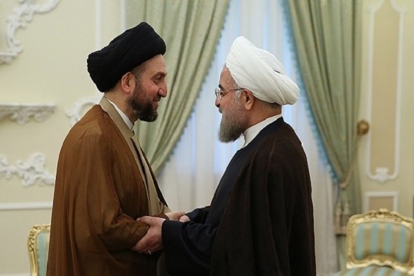 روحانی خطاب به عمارحکیم:‌ایران در دفاع ازحرم اهل بیت و مبارزه با تروریسم در کنار ملت و دولت عراق است