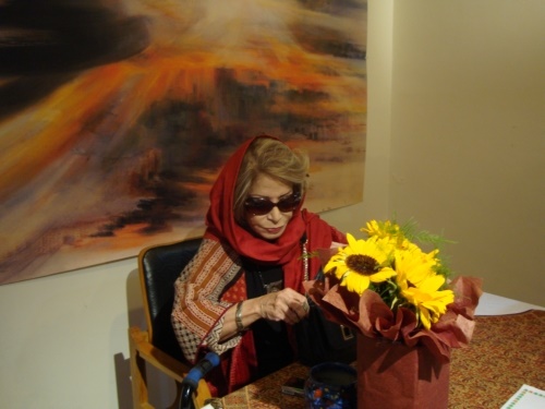 ایران درودی در بیمارستان/نقاش 80 ساله سلامت است