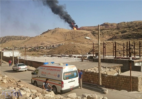 آتش‌سوزی در  حوالی روستای پران پرویز شهرستان پلدختر و 20 نفر زخمی
