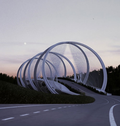 پلی که چینی ها برای المپیک زمستانی ۲۰۲۲ طراحی کردند
