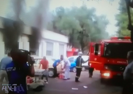 فیلم | لحظه وحشتناک به آتش کشیدن بیماران بیمارستانی در آلبانی