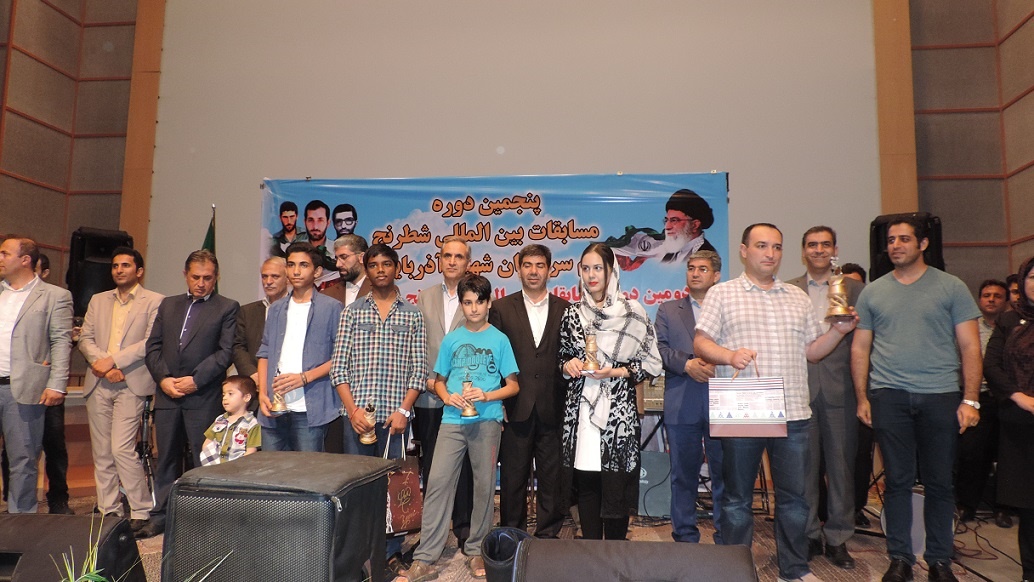 پایان شطرنج جام سرداران شهید آذربایجان در ارومیه