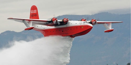 فروش بزرگترین هواپیمای آتش‌نشانی جهان/تصاویر غول ۴۵ تنی که ۴ هکتار آتش را در یک پرواز خاموش می‌کند
