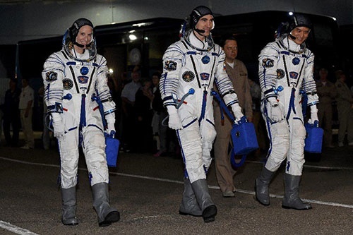 رسیدن فضانوردهای جدید به ایستگاه فضایی