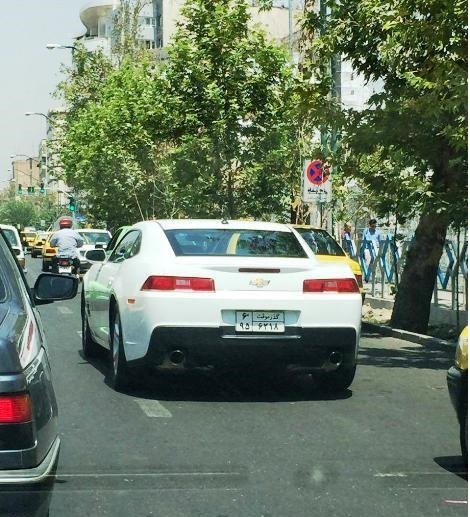 عکس | خودروی آمریکایی گذر موقت در خیابان‌های تهران