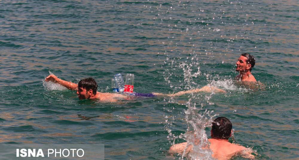 تصاویر | شنا در منطقه ممنوع