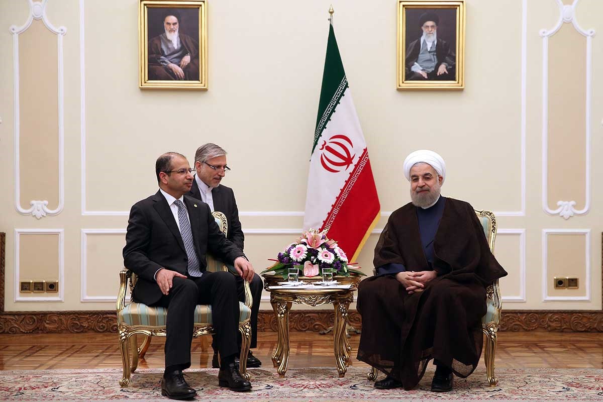 تصاویر | دیدار رییس‌ مجلس عراق با رییس‌جمهور 