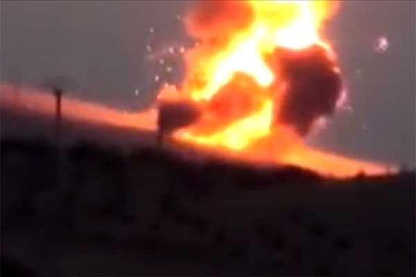 فیلم | لحظه انهدام تانک‌های ترکیه در سوریه 