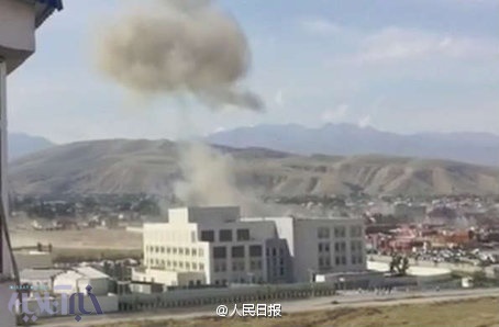 نخستین تصاویر از حمله انتحاری به سفارت چین در قرقیزستان