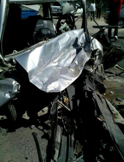 تصاویر | دو صحنه از تصادف مرگبار در بهشهر