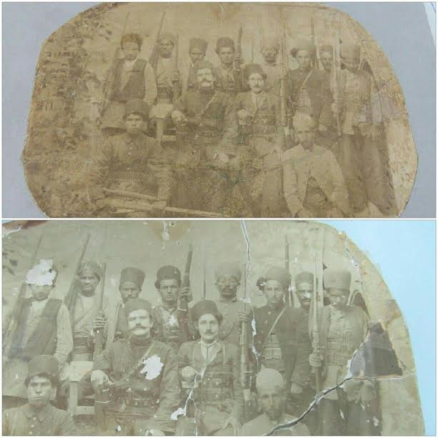 مرمت عکس شاهزاده قاجاری در سمنان
