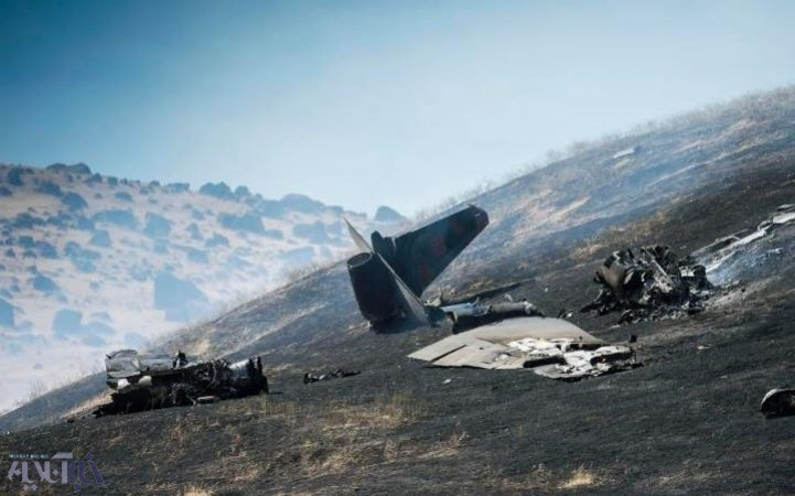 عکس | سقوط هواپیمای جاسوسی یو.۲ نیروی هوایی آمریکا در کالیفرنیا