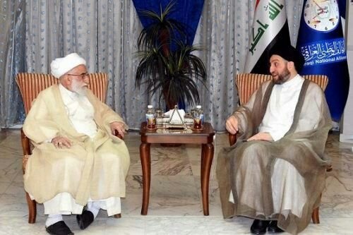 دیدار آیت‌الله جنتی با عمار حکیم