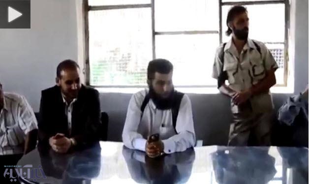 فیلم | لحظه انفجار جلسه سران تروریست در درعا