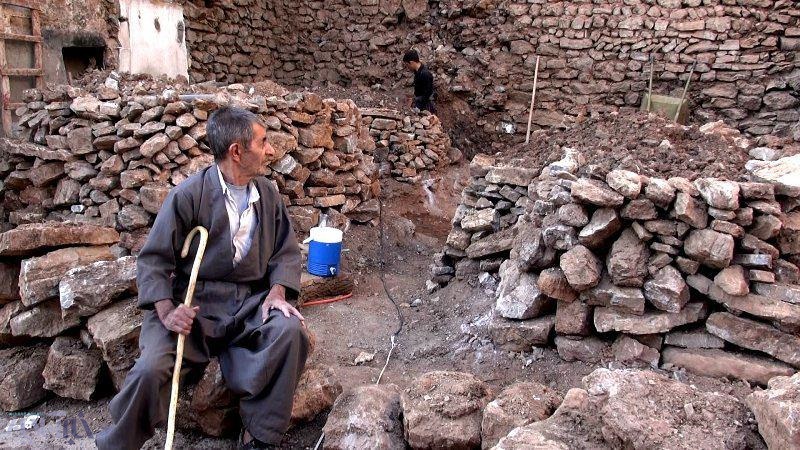 زندگی تاسف‌بار خانوده‌ای کوخ نیشن در روستای دوریسان شهرستان پاوه