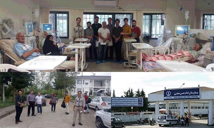 اجرای موسیقی زنده برای بیماران دیالیزی در فومن