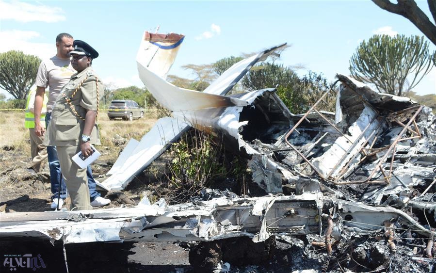 تصاویر | سقوط هواپیما در کنیا