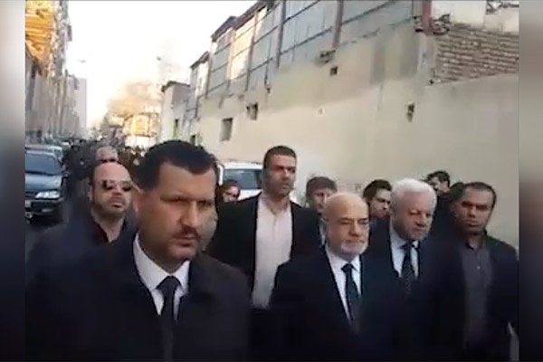 فیلم | حضور وزیر خارجه عراق در مراسم تشییع پیکر آیت‌الله هاشمی رفسنجانی