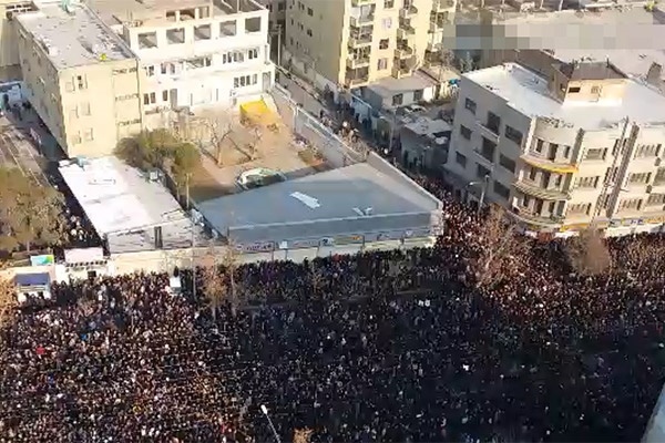 فیلم | تصاویر هوایی مراسم باشکوه تشییع آیت‌الله هاشمی‌رفسنجانی