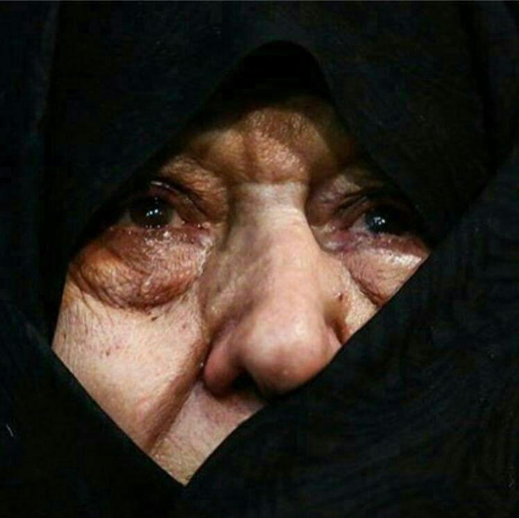 عکس | چشمان داغدیده همسر آیت‌الله هاشمی‌رفسنجانی