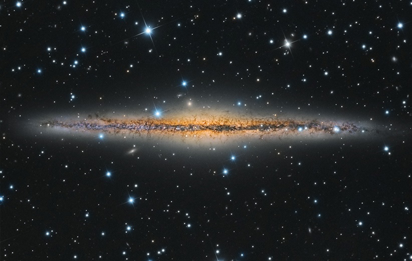 تصویر کهکشان شبیه راه شیری در فاصله ۳۰ میلیون سال نوری