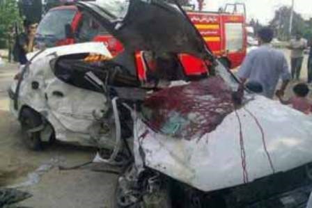 مصدوم شدن ۹ نفر در حوادث جاده‌ای کویر مرنجاب
