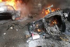 فیلم | لحظات اولیه پس از انفجار خودروی بمب‌گذاری شده در سوریه