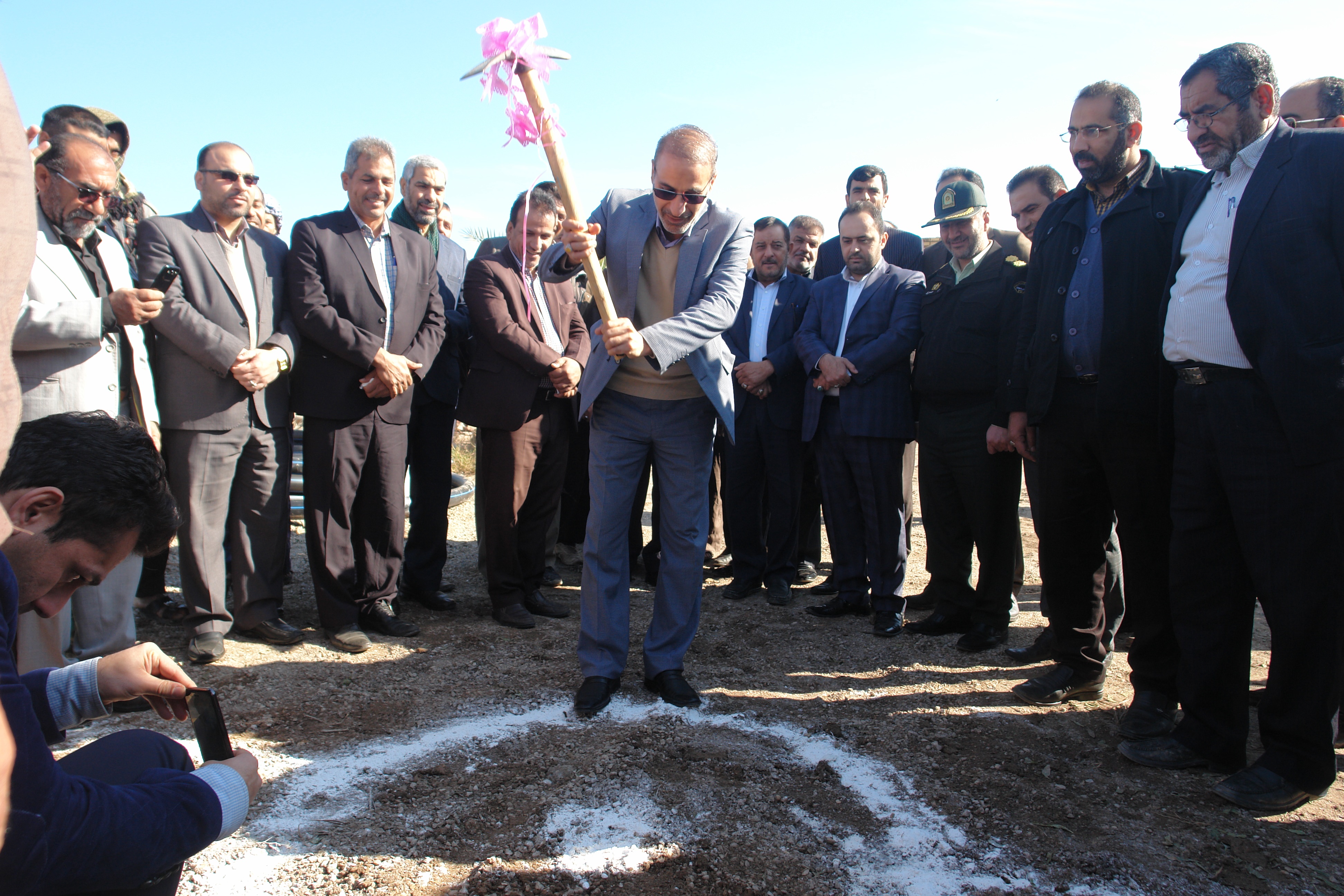 کلنگ پروژه تعویض شبکه توزیع آب شرب روستای پیچ سید یابر حمیدیه به زمین خورد