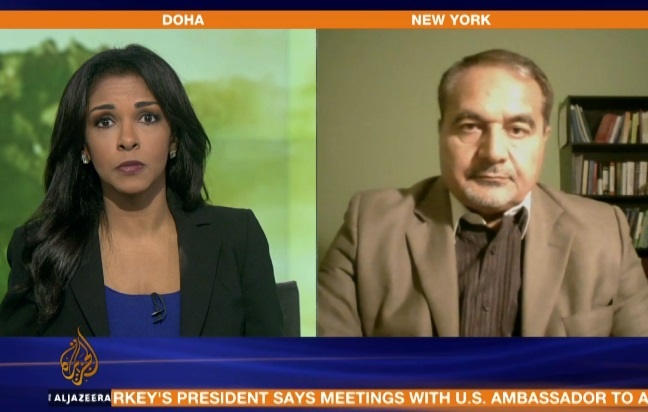 گفتگوی الجزیره با موسویان دربارۀ تعیین جایزه آمریکا برای دستگیری دو فرمانده حزب‌الله