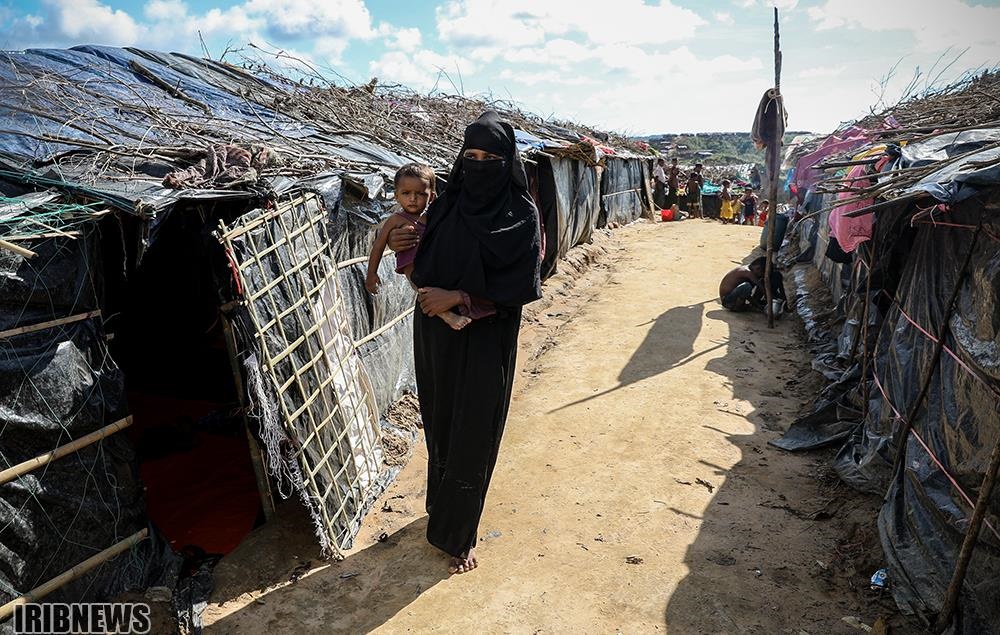 تصاویر | زندگی سخت مسلمانان روهینگیایی در کمپ‌ها