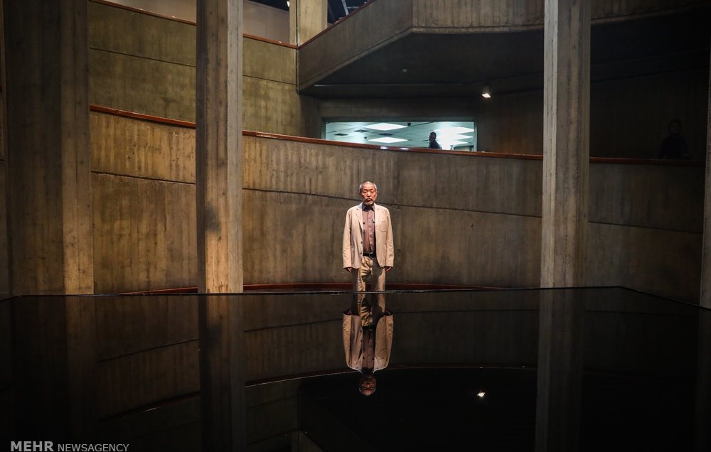 تصاویر | بازدید هنرمند ژاپنی از اثرش در موزه هنرهای معاصر پس از ۴۰ سال