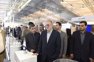 استاندار البرز نمایشگاه توانمندی های تولیدات سلامت محور استان را افتتاح کرد