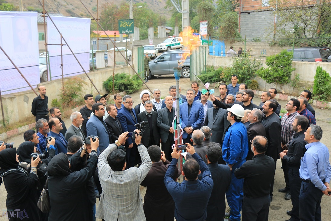 مشعل گاز 9 روستای دهستان لاویج چمستان نور روشن شد