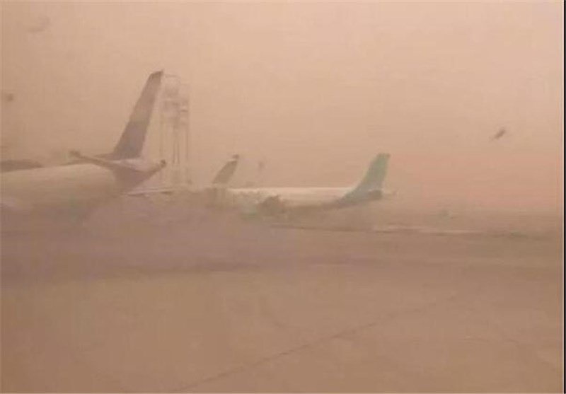 لغو سه پرواز فرودگاه آبادان و اهواز و اختلال در چند پرواز دیگر به دلیل گرد و غبار