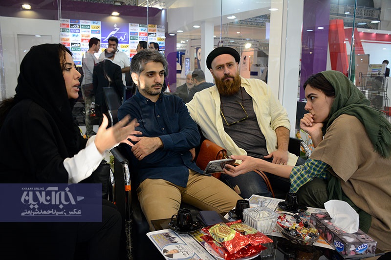 تصاویر | مهمانان گروه رسانه‌اى خبر در پنجمین روز نمایشگاه مطبوعات/ ۲