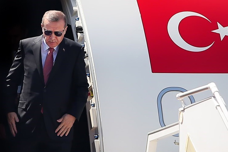 فیلم | ورود اردوغان به تهران برای دیدار با مقامات