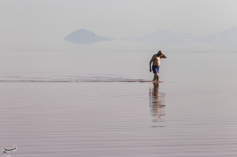 تصاویری از اوضاع این روزهای دریاچه ارومیه