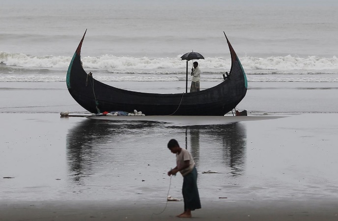 تصاویر | غرق شدن قایق ۳۳ مسلمان روهینگیا در نزدیکی مرز بنگلادش
