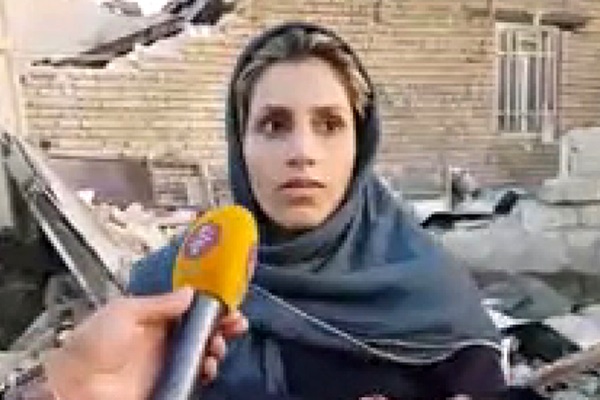 فیلم | مادری که خود و نوزادش از زیر آوار زلزله کرمانشاه نجات یافتند