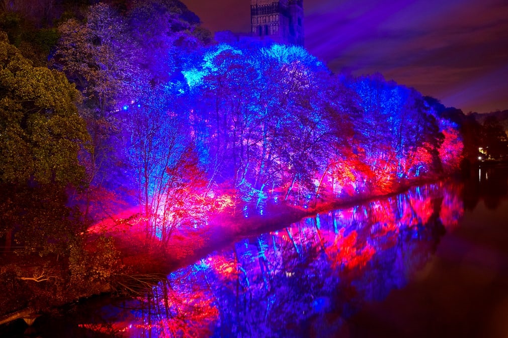 تصاویر | بزرگترین جشنواره نورپردازی بریتانیا