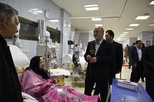 استاندار البرز سرزده از بیمارستان تخصصی البرز بازدید کرد