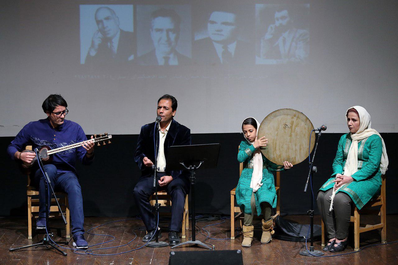 اجرای یک خانواده هنرمند در پانزدهمین آیین آواز