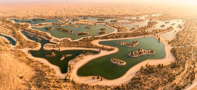 عکس | دریاچه‌ای میان کویر در عکس روز نشنال جئوگرافیک