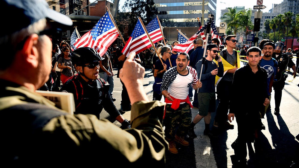 تصاویر | تظاهرات جنوب شهری‌های لس‌آنجلس علیه ترامپ