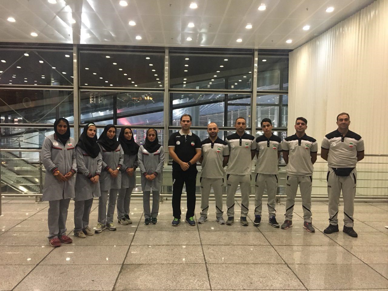 ورود تیم ملی کیبل اسکی ایران به تایوان برای مسابقات آسیایی