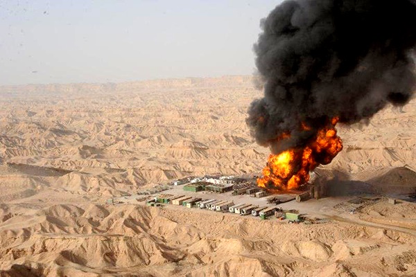 فیلم | آتش‌سوزی میدان نفتی رگ سفید از ۷ آبان تا امروز
