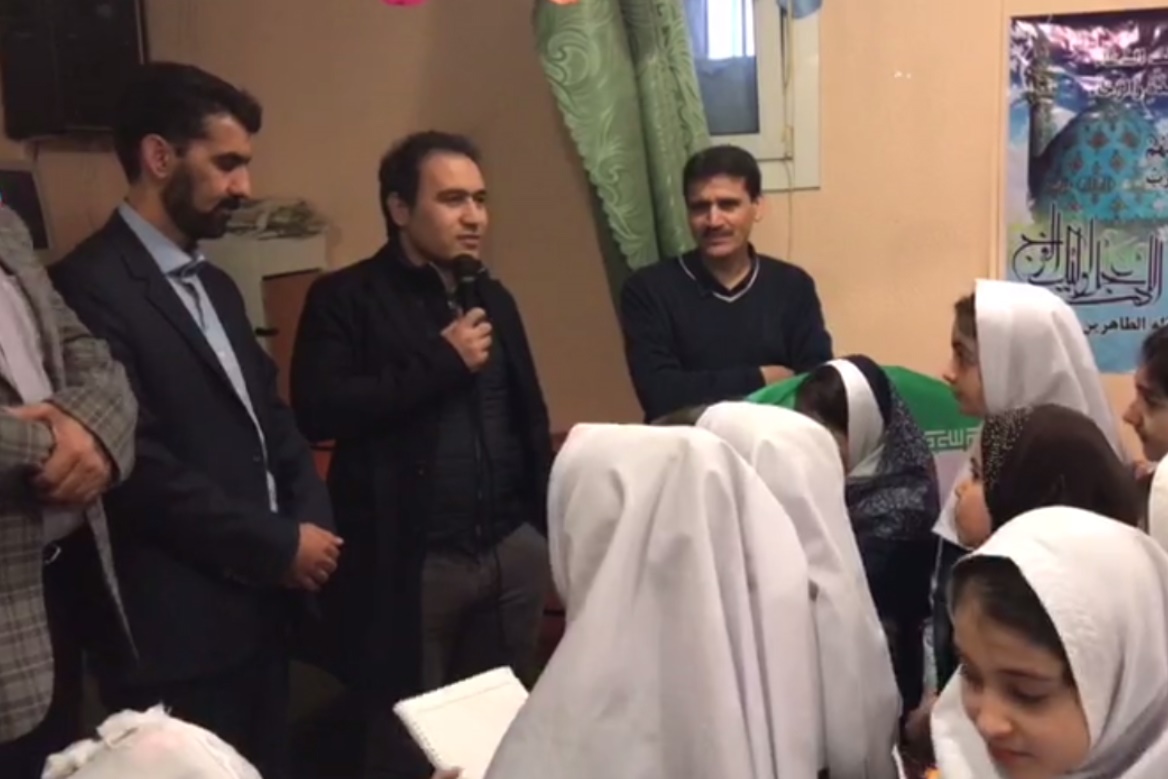 فیلم | حضور مهدوی‌کیا در مدرسه ایرانی «پیام امام» در مسکو 